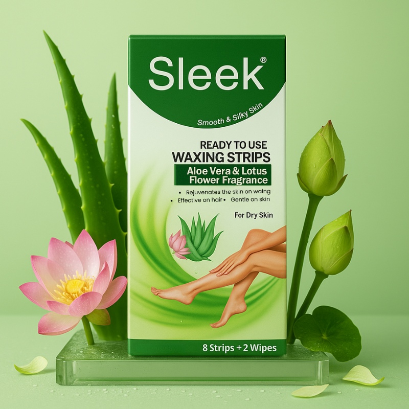 Sleek Aloe Vera & Lotus Flower Wax Strips